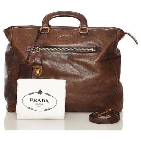 prada tasche braun